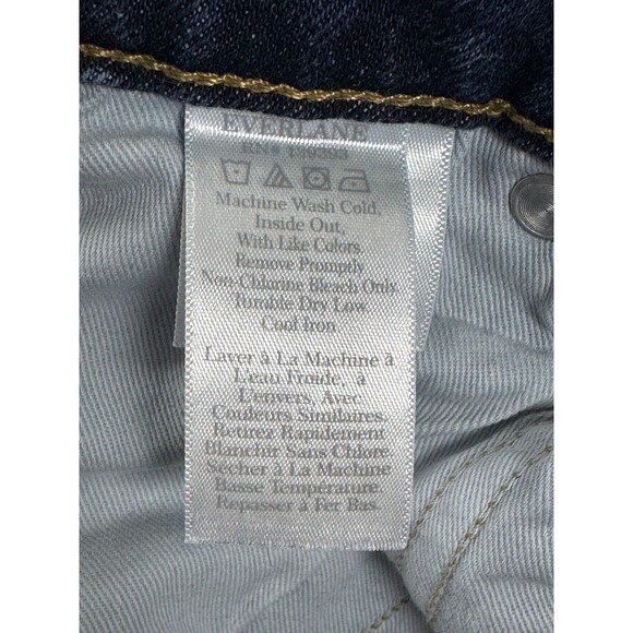 Everlane Curvy Cheeky Jeans Womens 34 Regular Blue Organic Cotton Stretch Denim - Picture 11 of 13